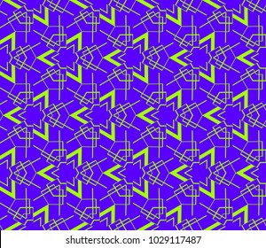 Modern geometric seamless pattern. For design, page fill, wallpaper. Vector illustration