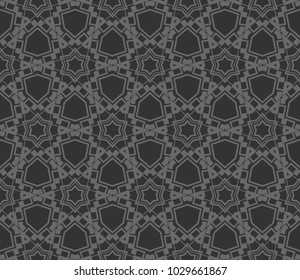 Modern geometric seamless pattern. For design, page fill, wallpaper. Vector illustration