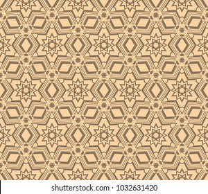 Modern geometric seamless pattern. For design, page fill, wallpaper. Vector illustration