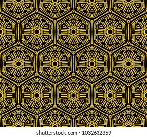 Modern geometric seamless pattern. For design, page fill, wallpaper. Vector illustration
