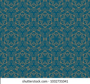 Modern geometric seamless pattern. For design, page fill, wallpaper. Vector illustration