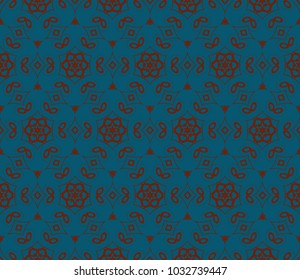 Modern geometric seamless pattern. For design, page fill, wallpaper. Vector illustration