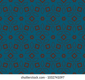 Modern geometric seamless pattern. For design, page fill, wallpaper. Vector illustration