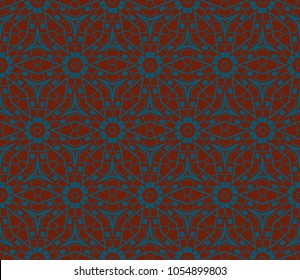 Modern geometric seamless pattern. For design, page fill, wallpaper. Vector illustration