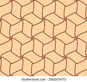 Modern geometric seamless pattern. For design, page fill, wallpaper. Vector illustration