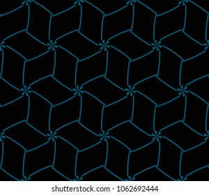 Modern geometric seamless pattern. For design, page fill, wallpaper. Vector illustration