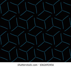 Modern geometric seamless pattern. For design, page fill, wallpaper. Vector illustration