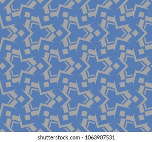 Modern geometric seamless pattern. For design, page fill, wallpaper. Vector illustration