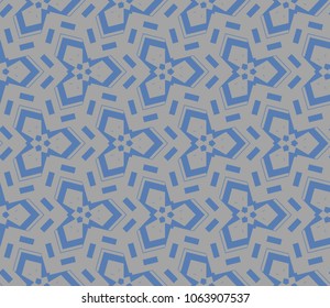 Modern geometric seamless pattern. For design, page fill, wallpaper. Vector illustration