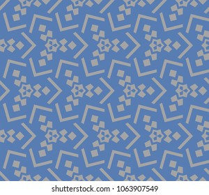 Modern geometric seamless pattern. For design, page fill, wallpaper. Vector illustration