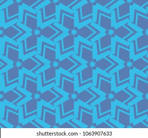 Modern geometric seamless pattern. For design, page fill, wallpaper. Vector illustration