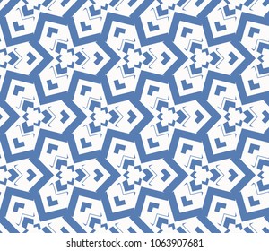 Modern geometric seamless pattern. For design, page fill, wallpaper. Vector illustration