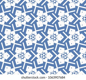Modern geometric seamless pattern. For design, page fill, wallpaper. Vector illustration