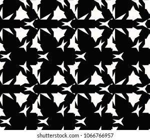 Modern geometric seamless pattern. For design, page fill, wallpaper. Vector illustration