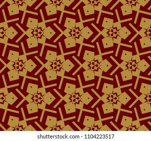 Modern geometric seamless pattern. For design, page fill, wallpaper. Vector illustration