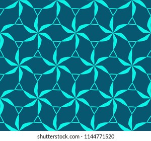 Modern geometric seamless pattern. For design, page fill, wallpaper. Vector illustration