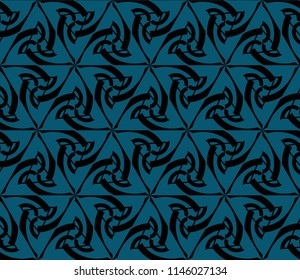 Modern geometric seamless pattern. For design, page fill, wallpaper. Vector illustration
