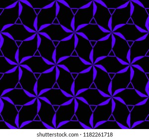 Modern geometric seamless pattern. For design, page fill, wallpaper. Vector illustration