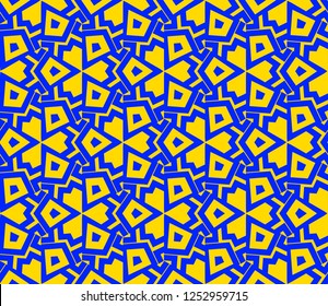 Modern geometric seamless pattern. For design, page fill, wallpaper. Vector illustration