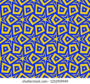 Modern geometric seamless pattern. For design, page fill, wallpaper. Vector illustration