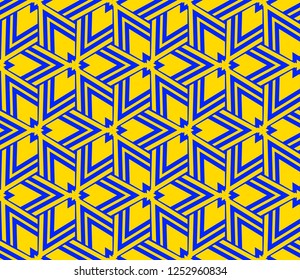 Modern geometric seamless pattern. For design, page fill, wallpaper. Vector illustration
