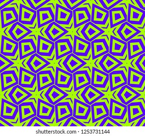 Modern geometric seamless pattern. For design, page fill, wallpaper. Vector illustration