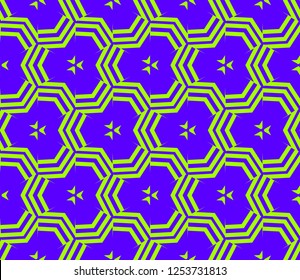 Modern geometric seamless pattern. For design, page fill, wallpaper. Vector illustration
