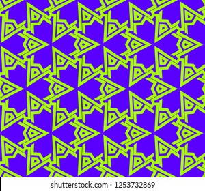 Modern geometric seamless pattern. For design, page fill, wallpaper. Vector illustration