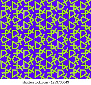 Modern geometric seamless pattern. For design, page fill, wallpaper. Vector illustration