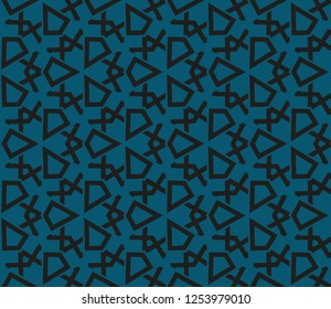 Modern geometric seamless pattern. For design, page fill, wallpaper. Vector illustration