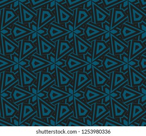 Modern geometric seamless pattern. For design, page fill, wallpaper. Vector illustration