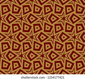 Modern geometric seamless pattern. For design, page fill, wallpaper. Vector illustration