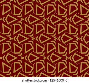 Modern geometric seamless pattern. For design, page fill, wallpaper. Vector illustration