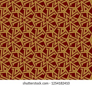 Modern geometric seamless pattern. For design, page fill, wallpaper. Vector illustration