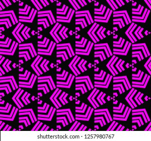 Modern geometric seamless pattern. For design, page fill, wallpaper. Vector illustration