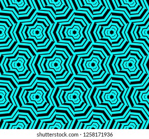 Modern geometric seamless pattern. For design, page fill, wallpaper. Vector illustration
