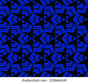 Modern geometric seamless pattern. For design, page fill, wallpaper. Vector illustration