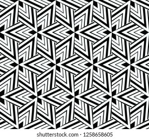 Modern geometric seamless pattern. For design, page fill, wallpaper. Vector illustration