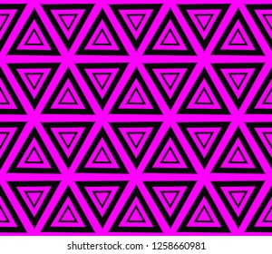 Modern geometric seamless pattern. For design, page fill, wallpaper. Vector illustration