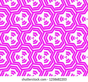 Modern geometric seamless pattern. For design, page fill, wallpaper. Vector illustration