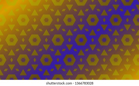 Modern geometric seamless pattern. For design, page fill, wallpaper.Vector illustration