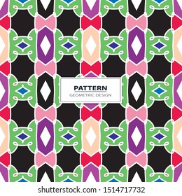 Modern geometric seamless pattern. For design, page fill, wallpaper. Vector illustration