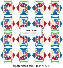 Modern geometric seamless pattern. For design, page fill, wallpaper. Vector illustration