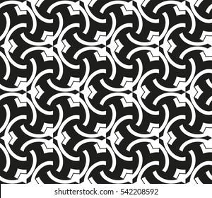 Modern geometric seamless pattern. For design, page fill, wallpaper. Vector illustration