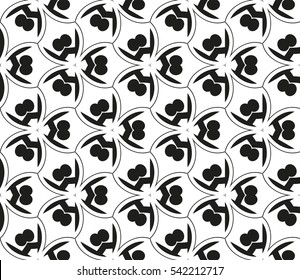 Modern geometric seamless pattern. For design, page fill, wallpaper. Vector illustration