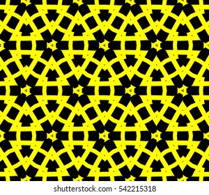 Modern geometric seamless pattern. For design, page fill, wallpaper. Vector illustration
