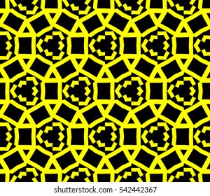 Modern geometric seamless pattern. For design, page fill, wallpaper. Vector illustration