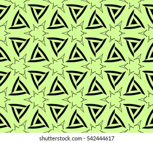 Modern geometric seamless pattern. For design, page fill, wallpaper. Vector illustration