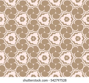 Modern geometric seamless pattern. For design, page fill, wallpaper. Vector illustration