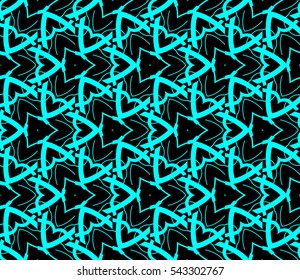 Modern geometric seamless pattern. For design, page fill, wallpaper. Vector illustration